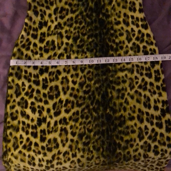 VTG Y2K moschino neon cheetah dress 10 - Picture 6 of 6